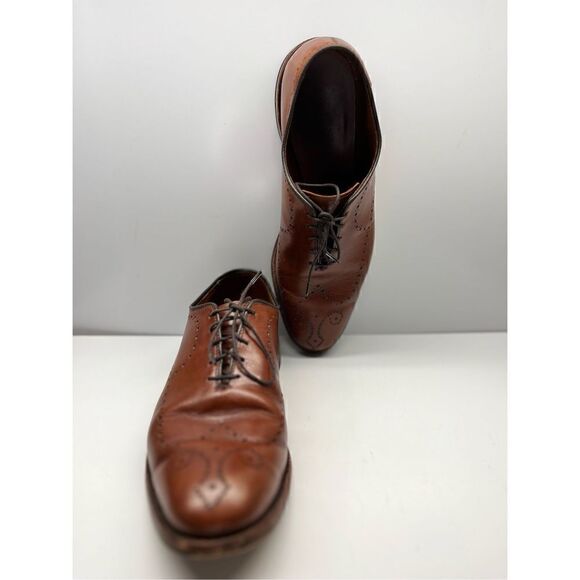 Allen Edmonds Fairfax Walnut Whole Cut Brogue Oxford Dress Shoes Size 8D main image 12